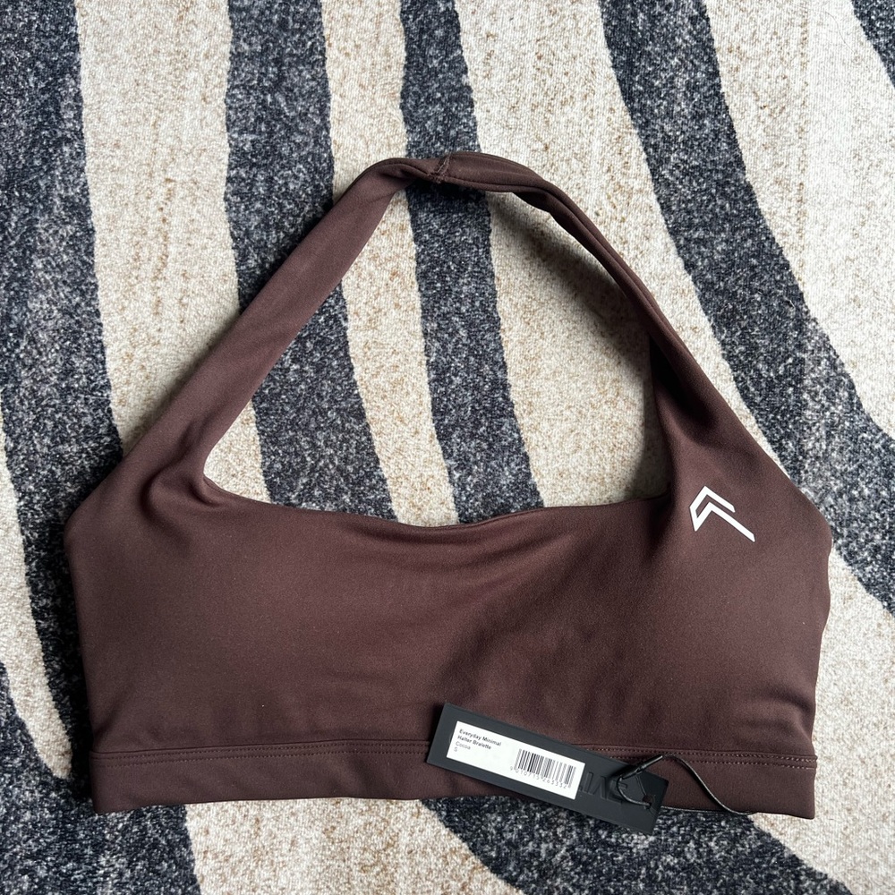 Oner Active - Everyday Minimal - Halter Bralette - Cocoa - Small